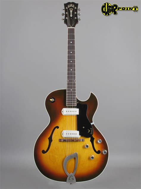 1960 Guild T 100 Sunburst “slim Jim” Guitarpoint