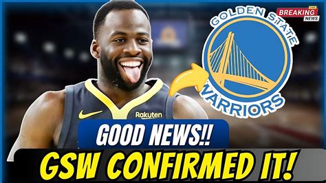 DRAYMOND GREEN CONFIRMED NOBODY EXPECTS THIS LATEST NEWS FROM