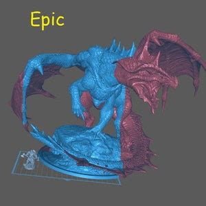 Chromatic Red Dragon Miniature Rescale Miniatures Dnd Miniatures Role ...