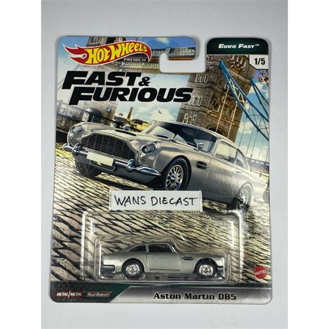 Hot Wheels Premium Aston Martin DB5 Fast And Furious Euro Fast Shopee Singapore