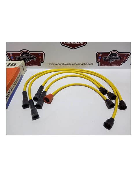 Juego Cables Bujias Renault Gtx Amarillos