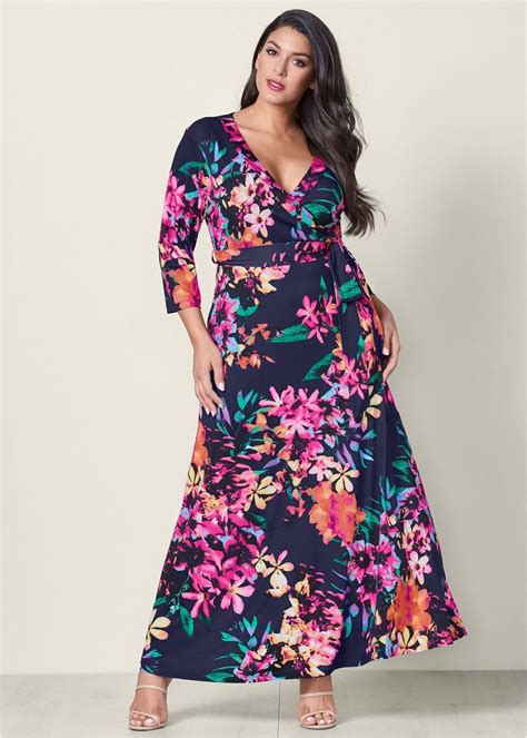 Venus Plus Size Floral Print Maxi Dress Floral Print Maxi Dress Printed Maxi Dress Floral