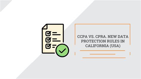 CPRA In Force New Data Protection Rules In The USA California