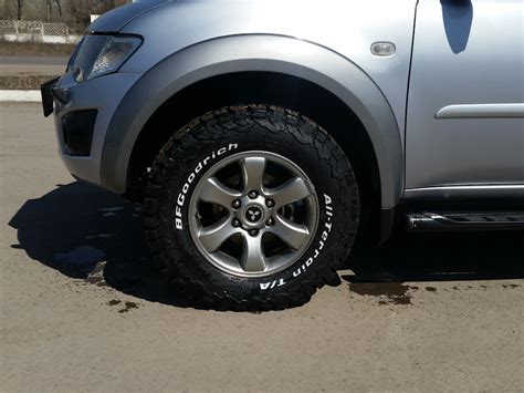 красные черевички — Mitsubishi L200 (4G), 2,5 л, 2011 года | шины | DRIVE2