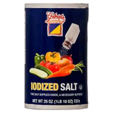 Gabriela Iodized Salt 737g Made In Usa Expdate 06 2026 Lazada Ph