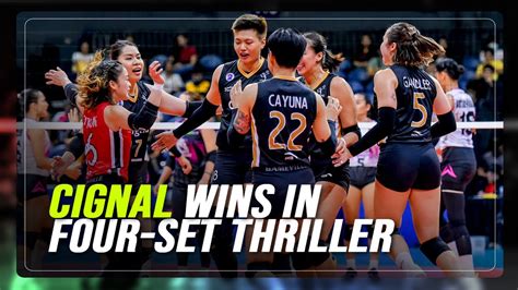 PVL Cignal Turns Back Akari In 4 Sets For First Win ABS CBN News