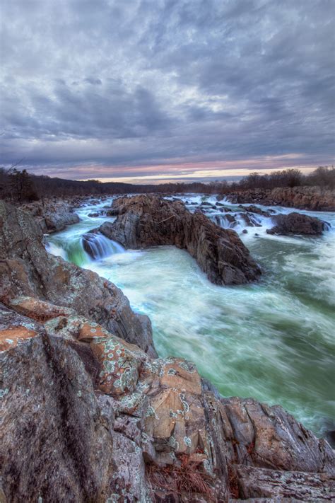 Great Falls Park at Sunset