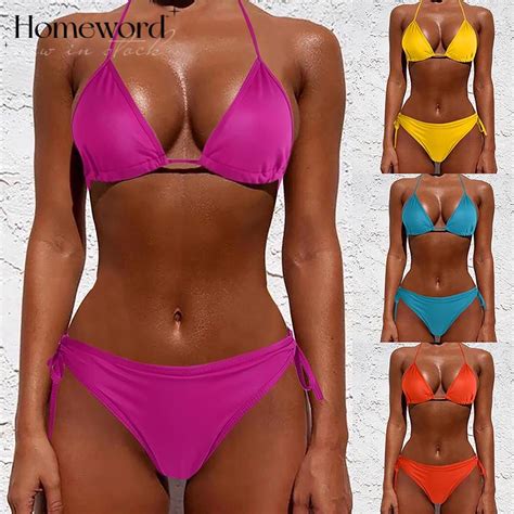 Bikini Traje De Baño Nuevo Femenino Bikinis Set Push up Mujeres Natación Para Mujer Trajes