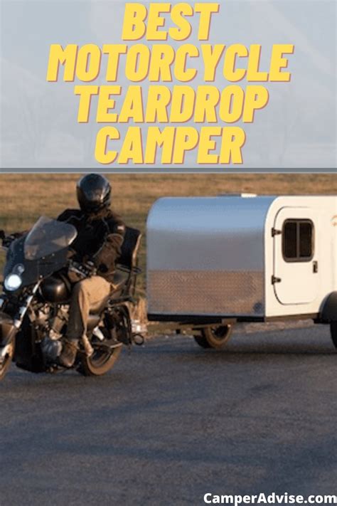 Best Motorcycle Teardrop Camper | Teardrop camper, Teardrop camper for ...