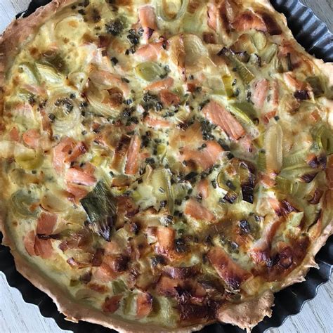 Recette Quiche Poireaux Saumon