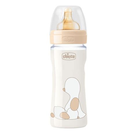 CHICCO Biberon En Verre 240ML 0M Original Touch Mixte Biberonnerie