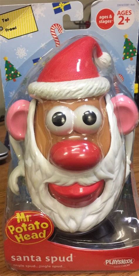 Santa Spud Mr Potato Head Mr Potato Head Potato Heads Santa