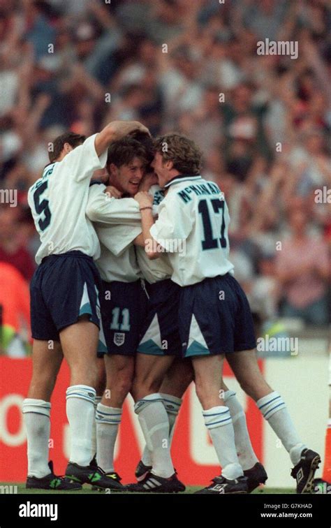 Soccer Euro 96 Group A England V Netherlands Wembley Stadium