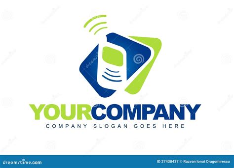 Telecommunications Logo Royalty-Free Cartoon | CartoonDealer.com #27438437