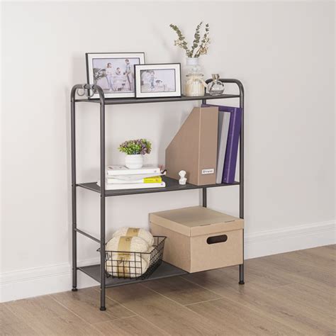 Стеллаж Стеллаж_ЗМИСТВ23_ЗМИ_графит, 65.5х30х85.5 см, ЗМИ - купить по ...