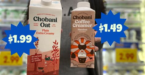 Chobani Oat Milk And Coffee Creamer As Low As 1 49 With Kroger Mega