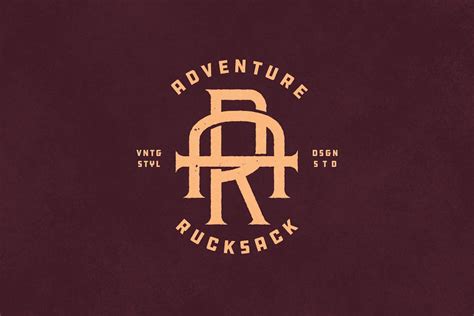 Ar Vintage Monogram Logo By Visuelcolonie On Envato Elements