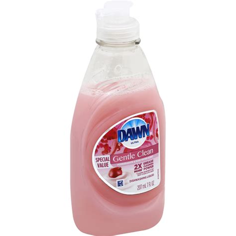 Dawn Gentle Clean Dishwashing Liquid Dish Soap Pomegranate And Rose