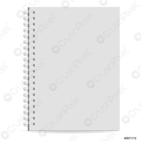 Icono Del Libro De Ejercicios Estilo Realista Vector De Stock