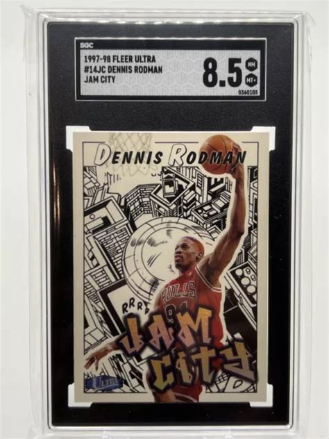 Fleer Ultra Jam City Dennis Rodman Jc Sgc Nm Mt Hof Sp