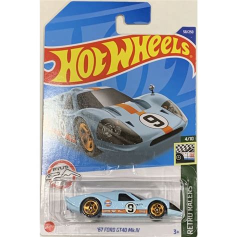 Hot Wheels Ford GT MK IV Shopee Brasil
