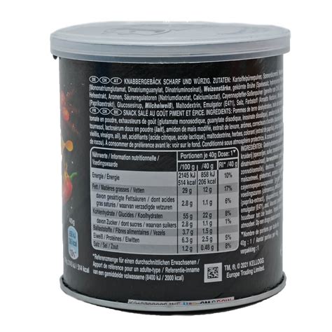Pringles Chips Hot Spicy Schwarz Er Hot Spicy Pri
