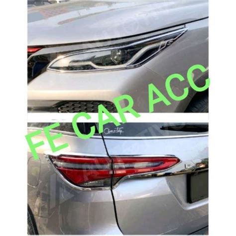 Promo Garnish List Lampu All New Fortuner Vrz Jsl Chrome Crom