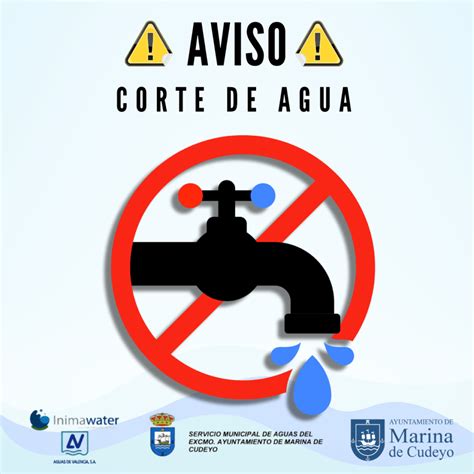 Aviso Corte De Agua Ayuntamiento De Marina De Cudeyo