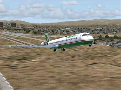 Eva Air Mcdonnell Douglas Md 90 30 B17916 For Fs2004