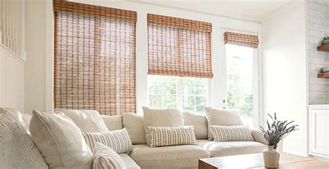 Woven Wood Shades Natural Woven Wooden Shades For Windows