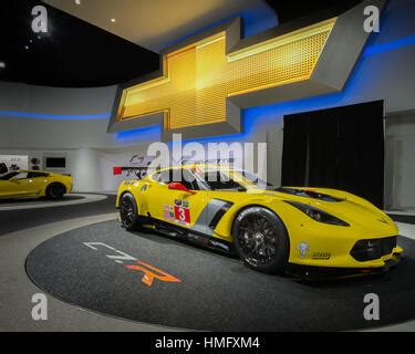 A Yellow C7 Corvette Stingray Coupe At A Car Show Stock Photo Alamy