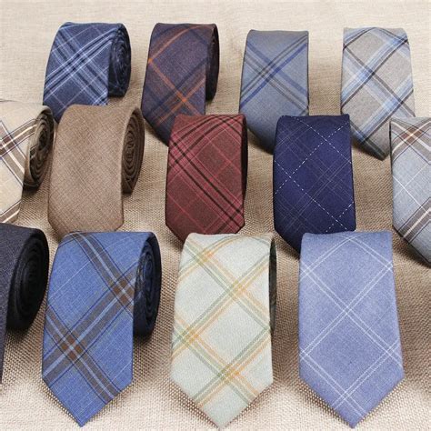 Fashion Mens Colourful Tie Cotton Formal Shirts Solid Ties Necktie