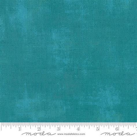 Ocean blue Grunge fabric, Moda Fabrics Basic Grey cotton fabric, QTR YD ...