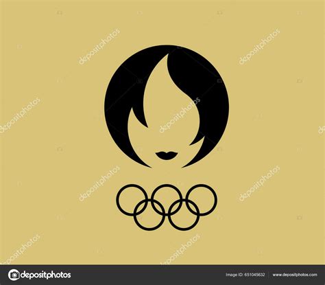 Paris 2024 Logo Officiel Des Jeux Olympiques Illustration Vectorielle