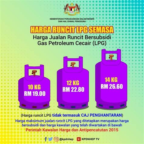 Ramai Tak Tahu Ini Harga Gas Memasak Yang Ditetapkan KPDNHEP