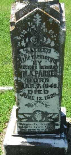 William A Parker 1848 1883 Find A Grave Memorial