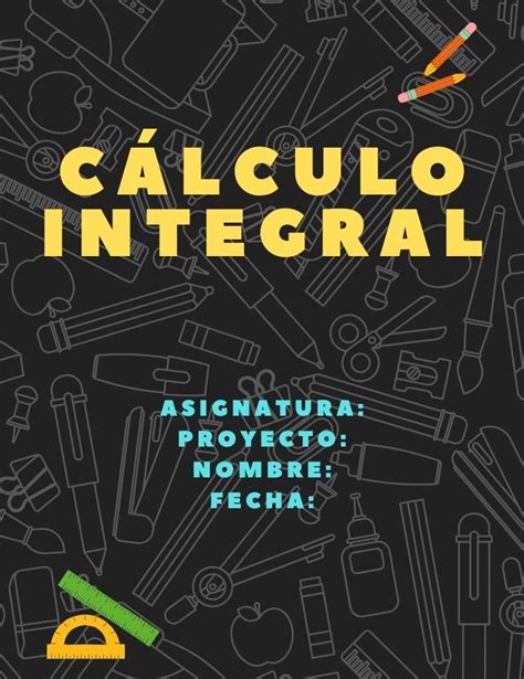 Portadas de Cálculo Integral 2024 Descarga 100 Gratuita