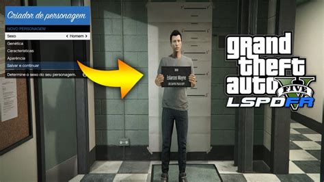 Como Criar Personagem No Gta V Lspdfr Passo A Passo Youtube