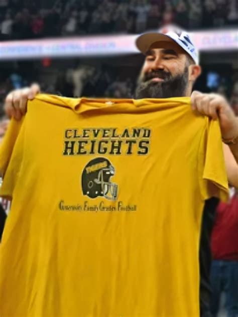 Jason Kelce Cleveland Heights Yellow Shirt - Hit Jacket