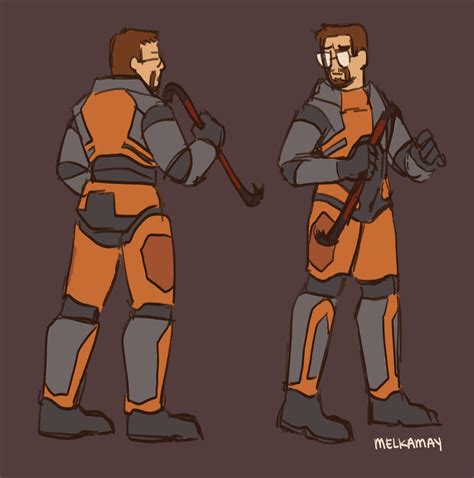 Art Blog Some Hev Suit Practice With Hl2 Freeman