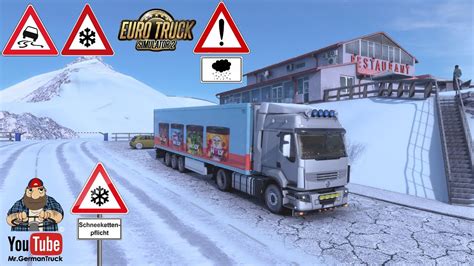 Ets V Frosty Winter Weather Mod V Physic Snow Wheels Mod