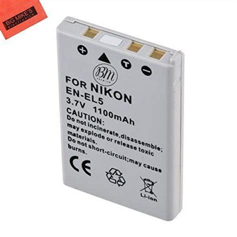 Bm Premium En El Battery For Nikon Coolpix P P P P P