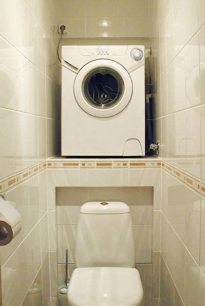 Стиральная машина над унитазом | House bathroom designs, Bathroom ...