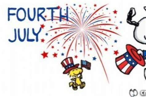 Snoopy July 4th Clip Art