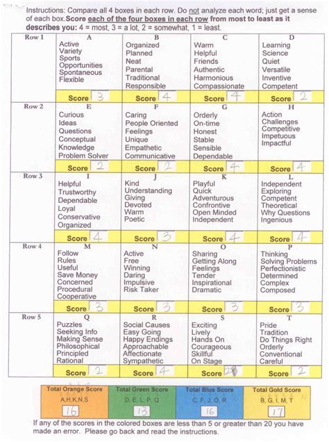 Color Test - LearningStyle