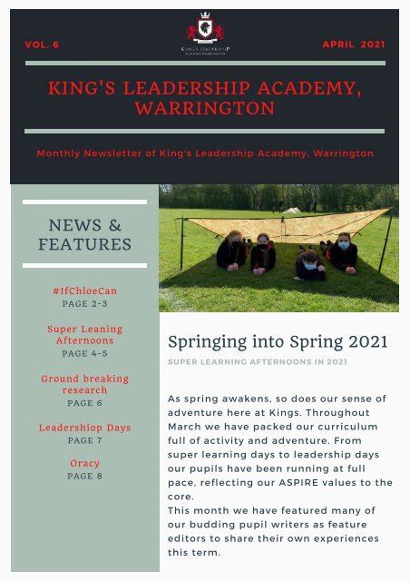 Newsletter April 2021