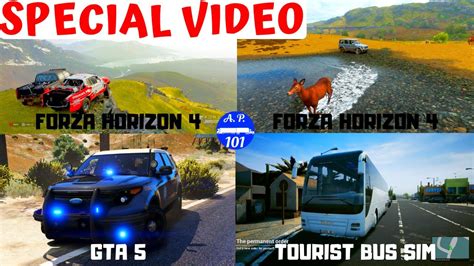 Special Video Forza Horizon 4 Tourist Bus Mudrunner Gta5 And More