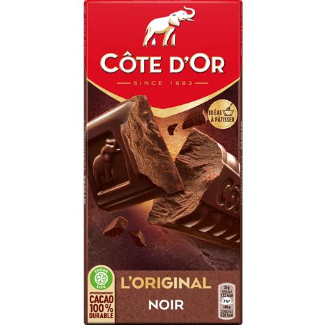 Tablete De Chocolate Negro Original C Te D Or Continente Online