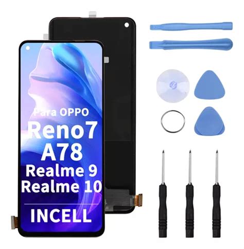 Pantalla Lcd Táctil Para Oppo Reno 7 Negro Meses sin interés