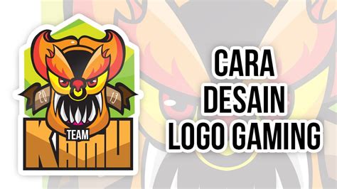 tutorial  buat logo gaming team pb dota lol dll youtube